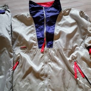 Columbia Vintage 80s 90s  Windbreaker Jacket match pants Outdoors Men’s Coat M